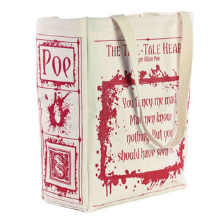 The Tell-Tale Heart Book Tote - Red