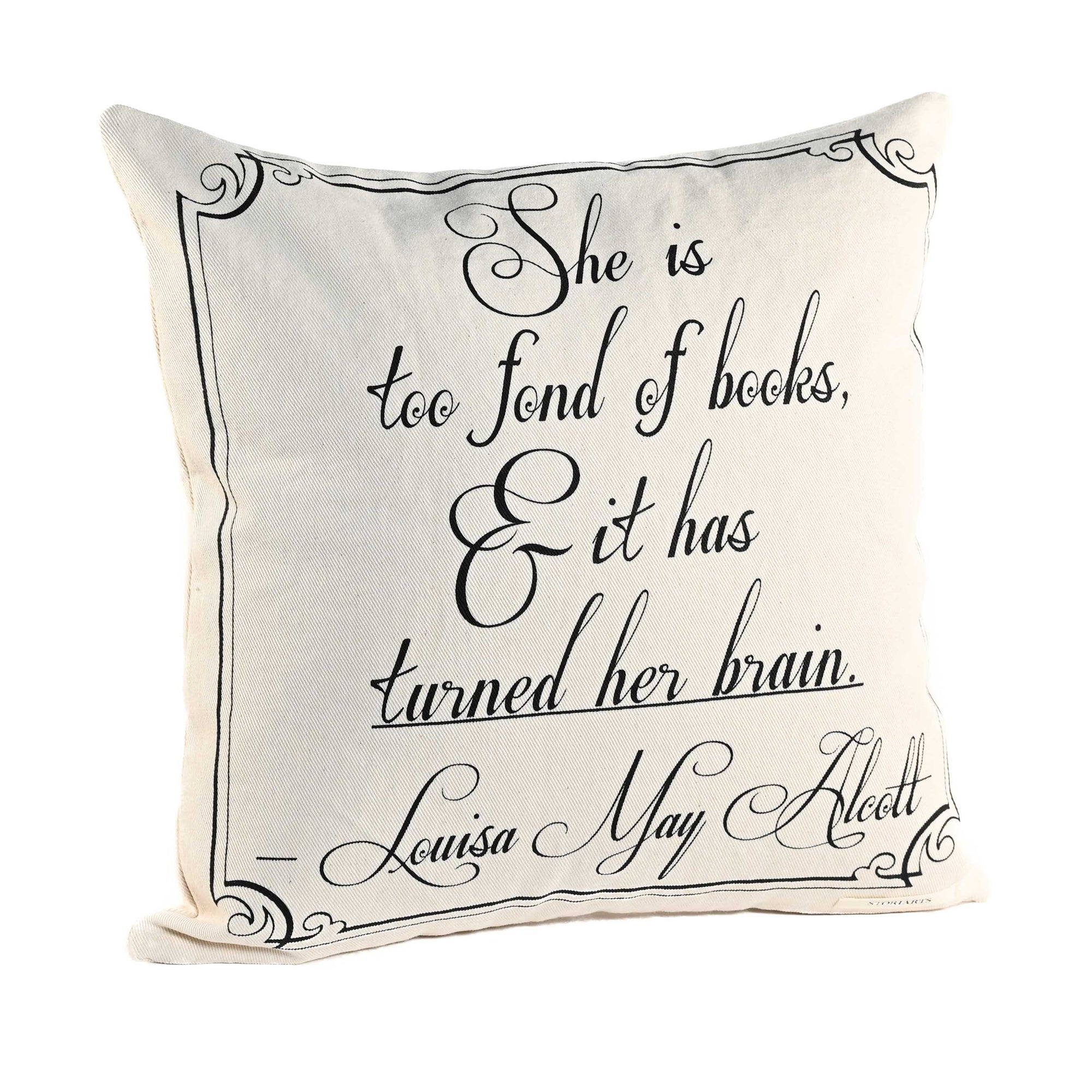 Louisa May Alcott Pillow