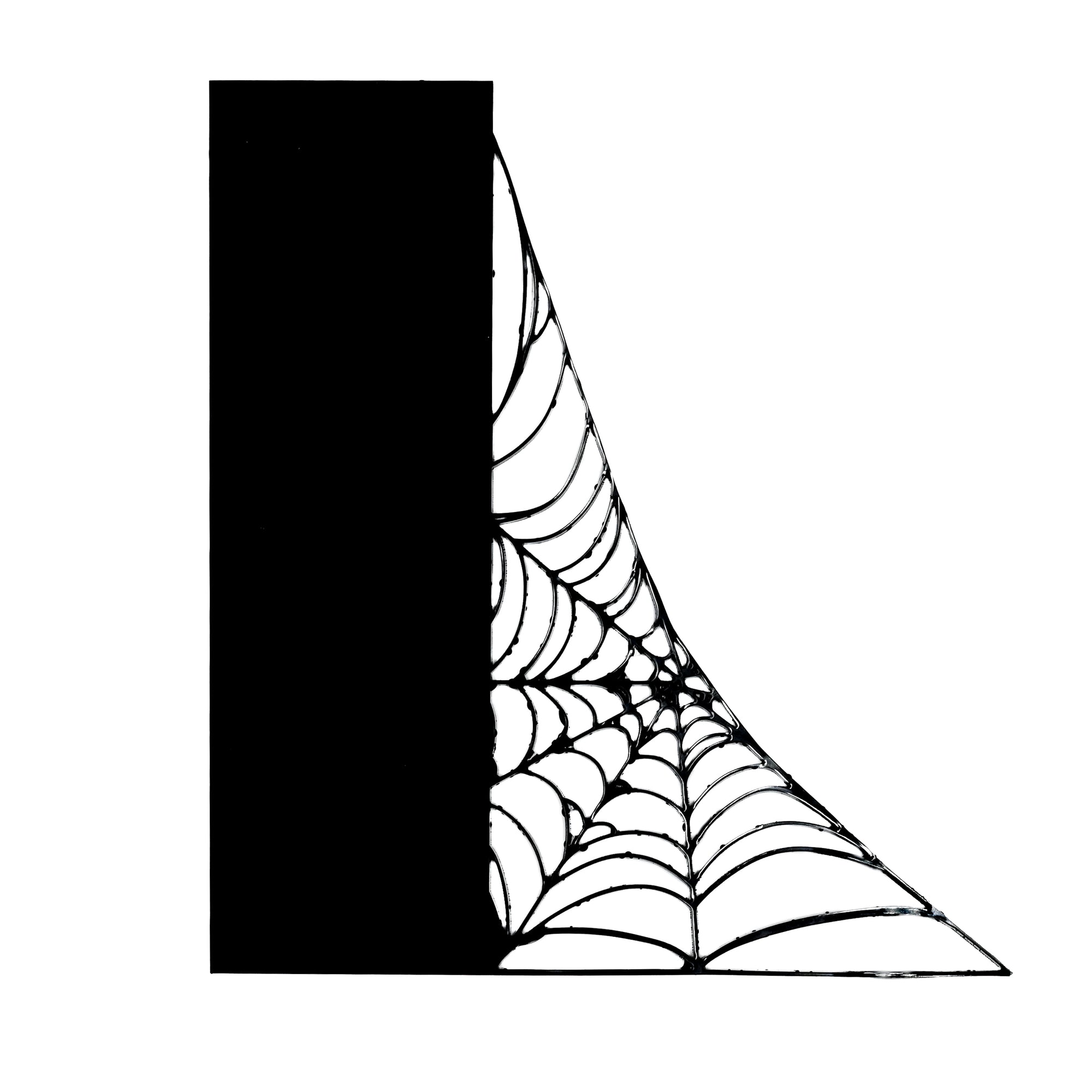 Spiderweb Bookshelf Silhouette