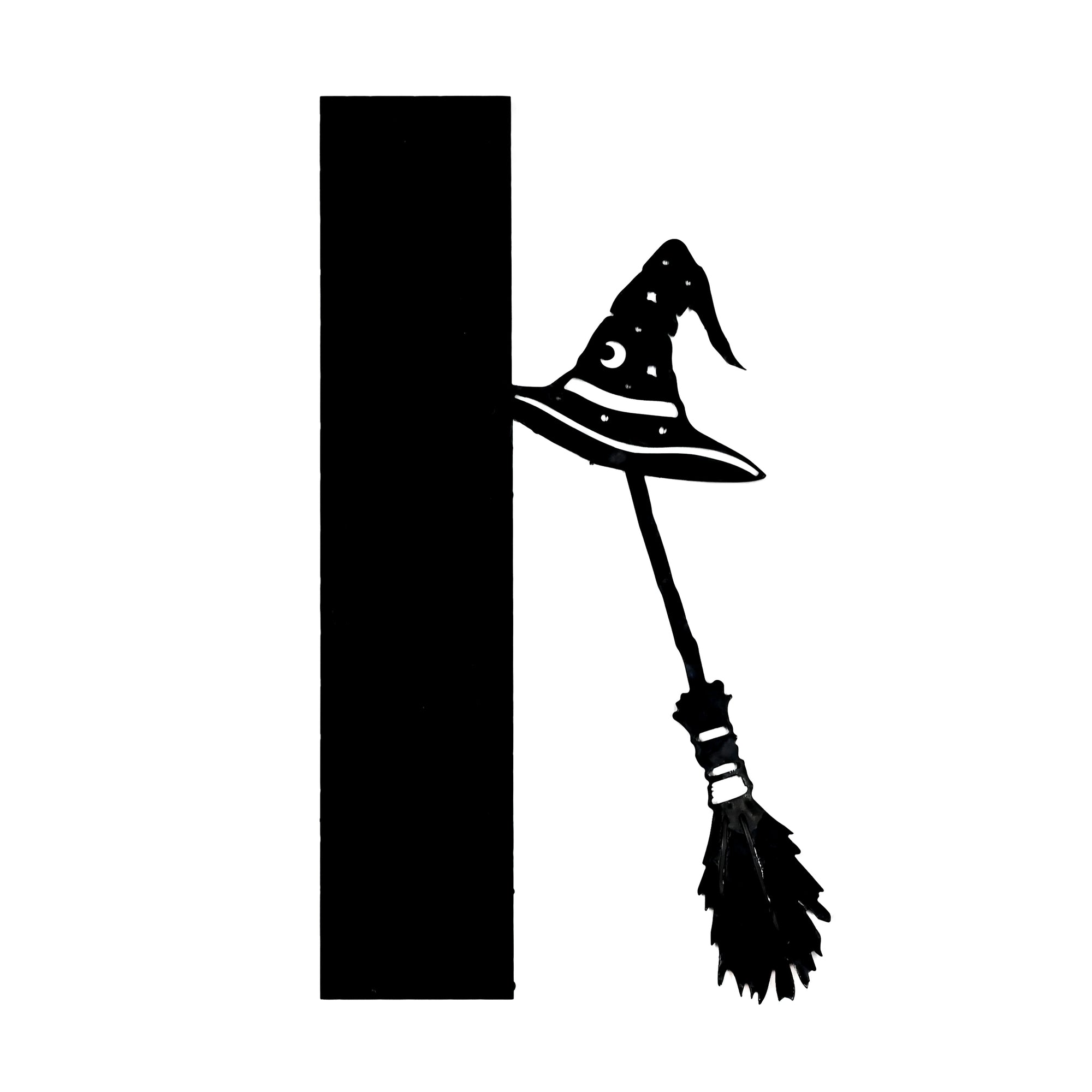 Witch's Broom Bookshelf Silhouette [Newsletter Exclusive]