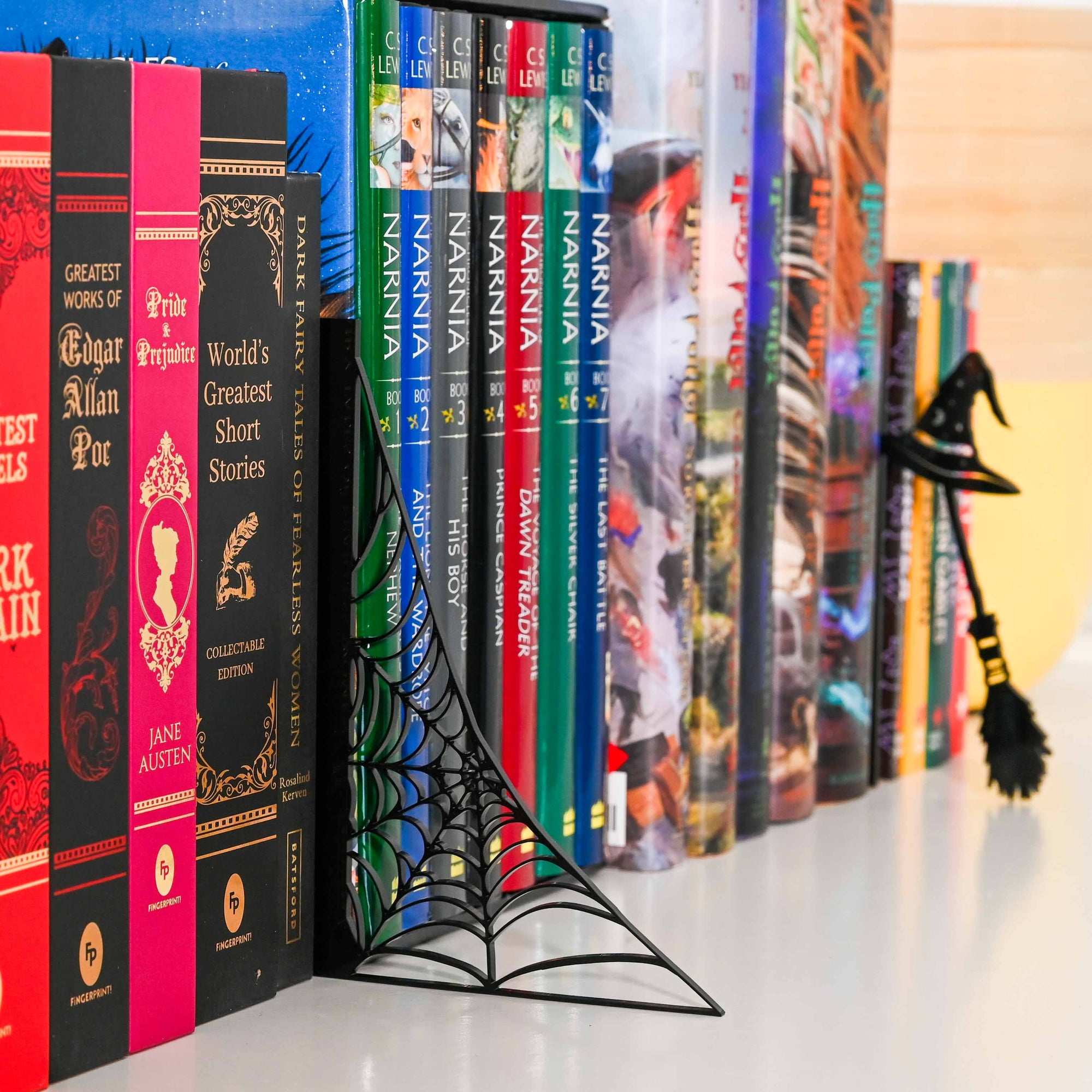 Spiderweb Bookshelf Silhouette