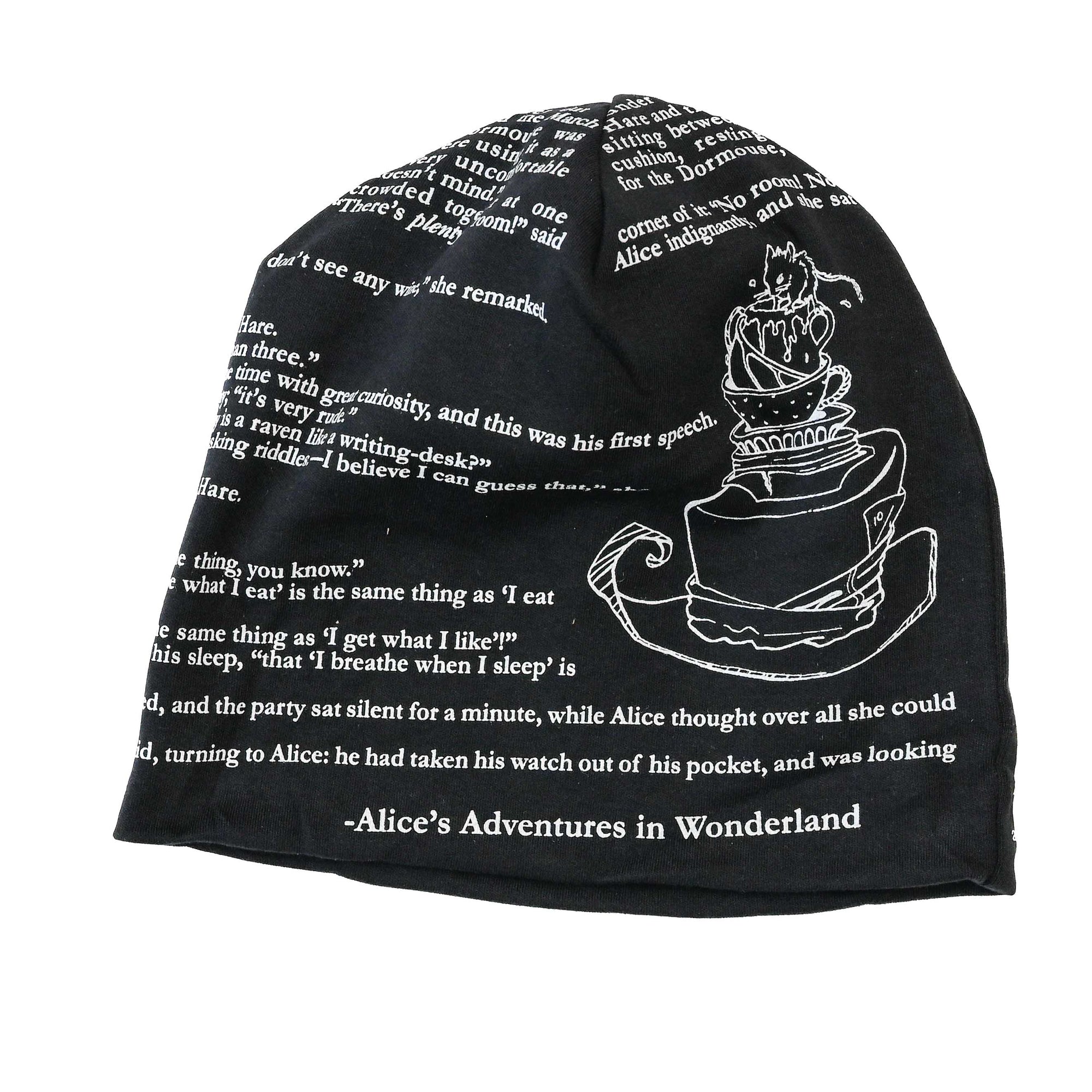 Alice in Wonderland Book Beanie