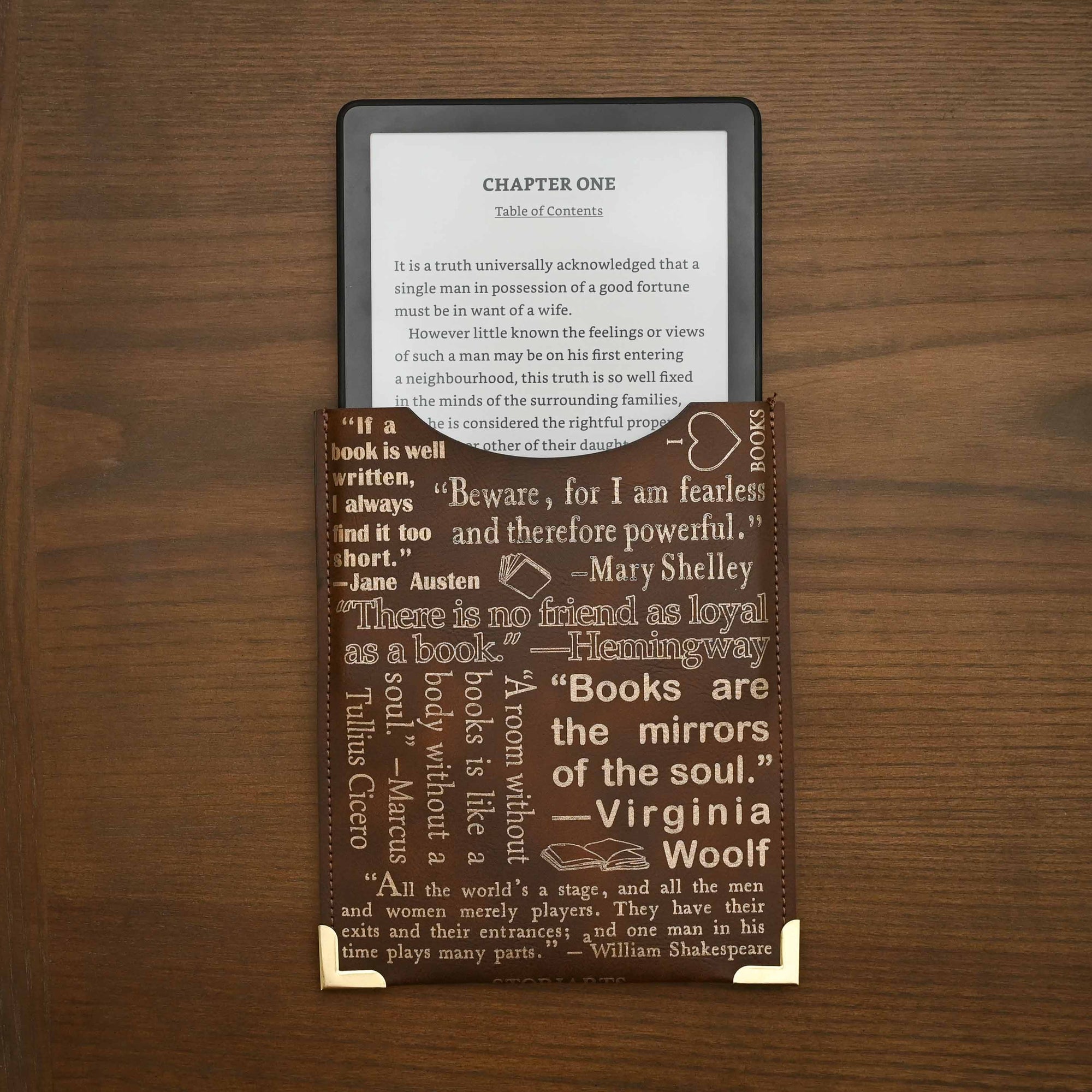 Quote Kindle Sleeve