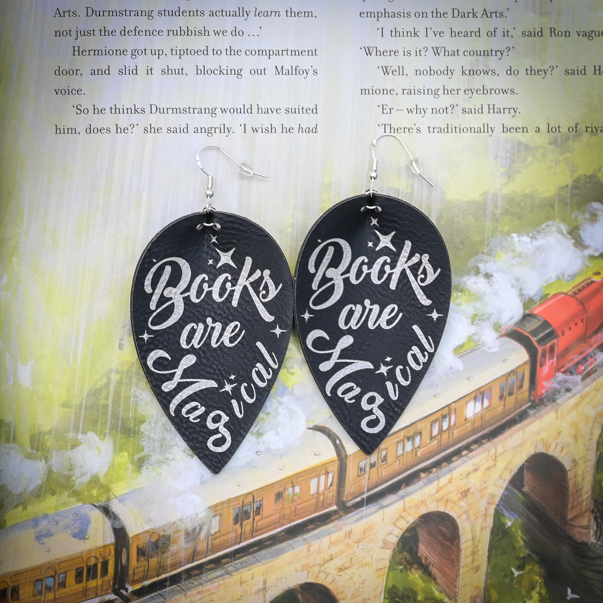 Books are Magical Earrings