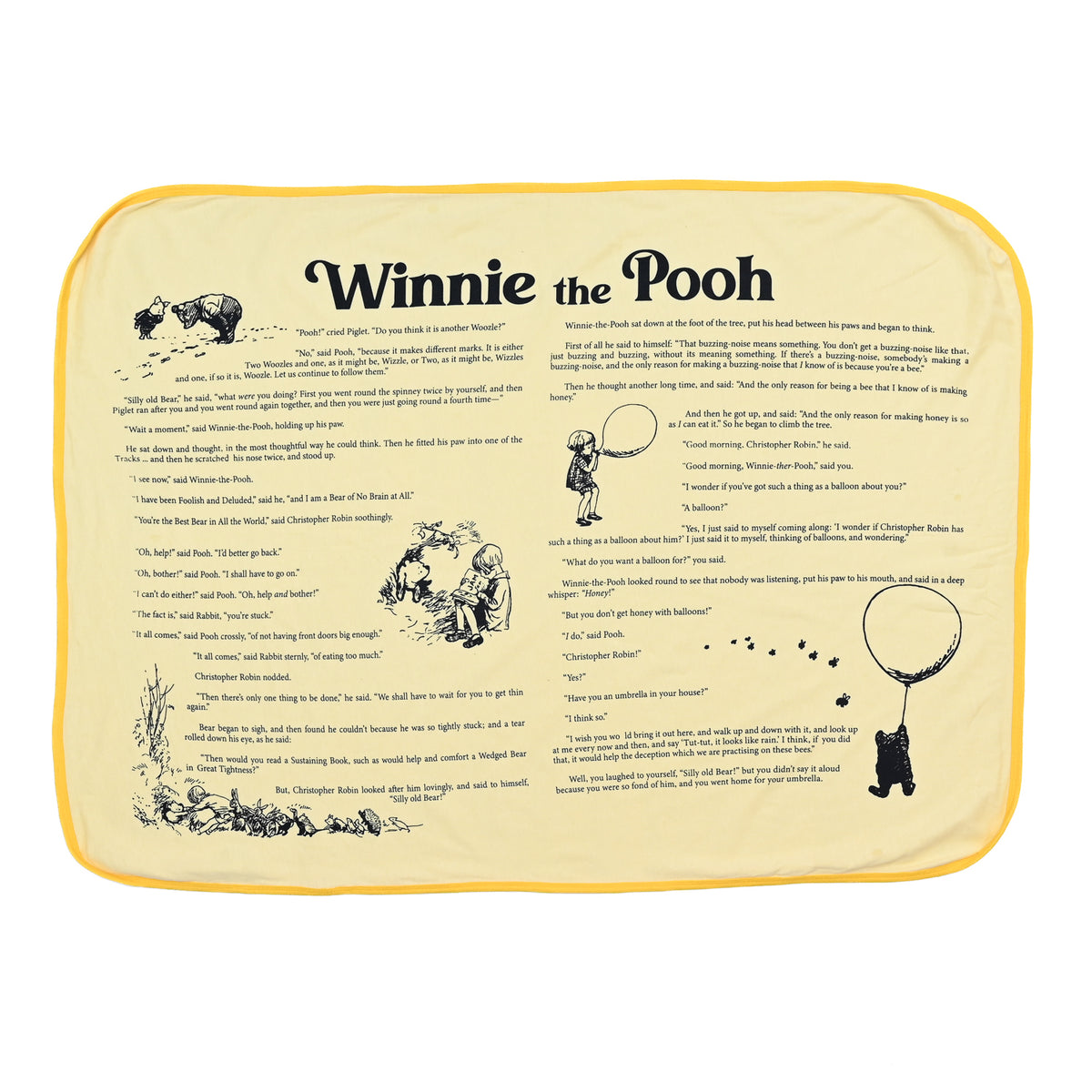 Winnie-the-Pooh Storybook Baby Blanket