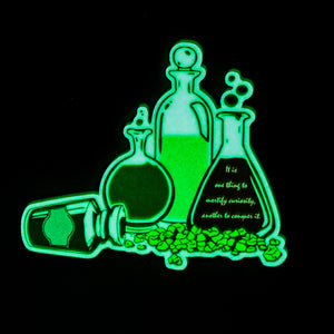 Dr. Jekyll and Mr. Hyde Glow-in-the-Dark Sticker