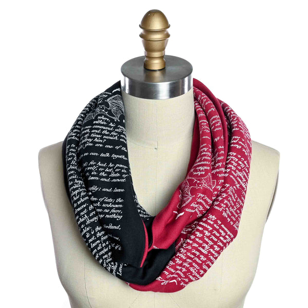 Dracula Book Scarf