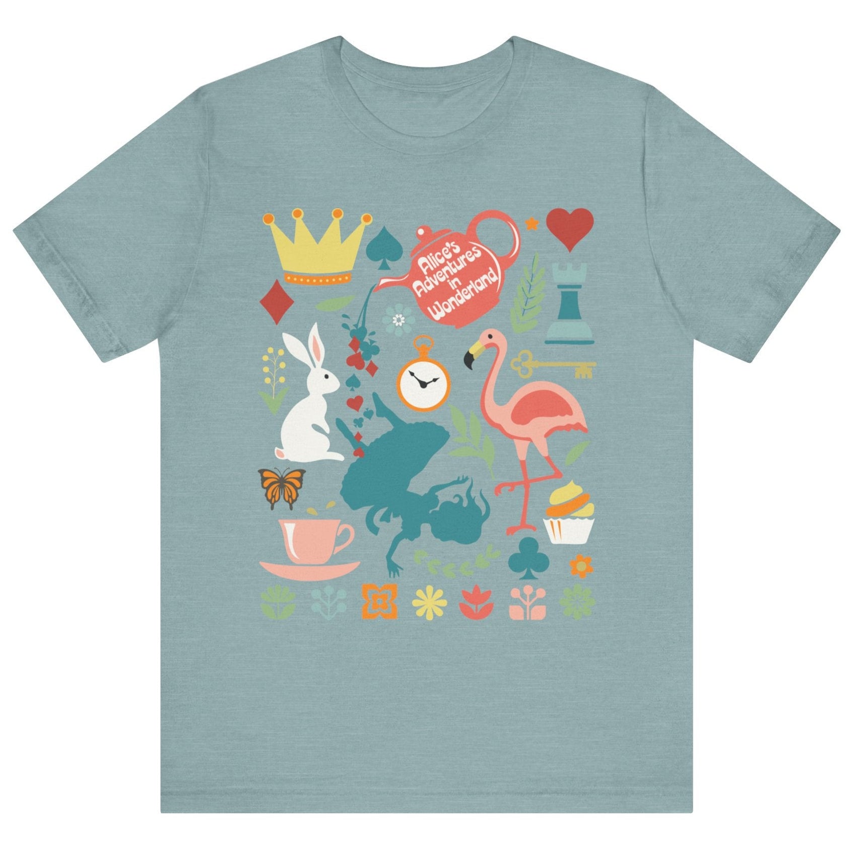 Alice in Wonderland Collage Unisex Tee