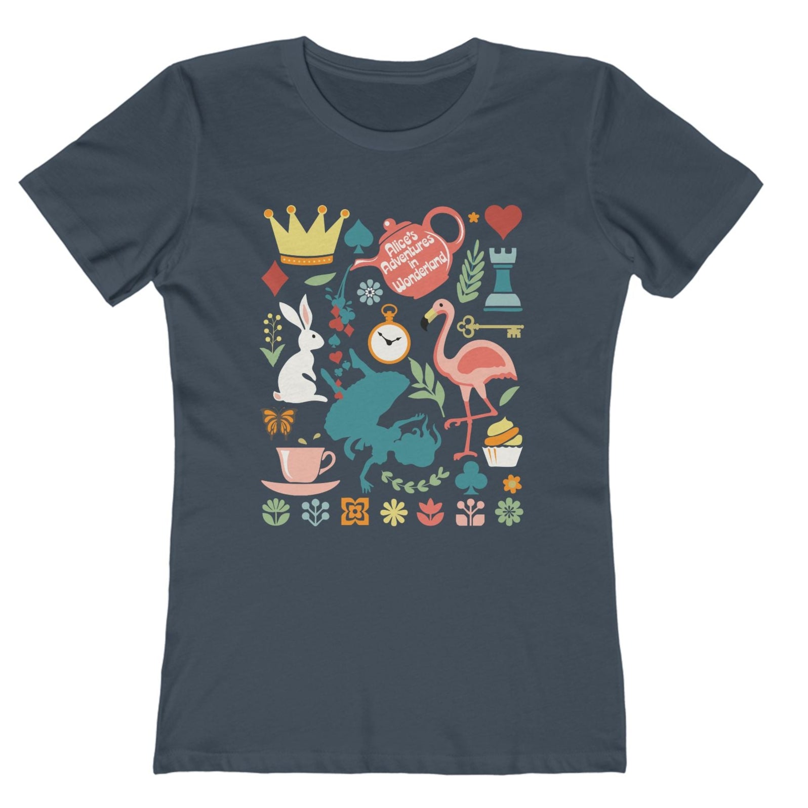 Alice in Wonderland Collage Women's Tee
