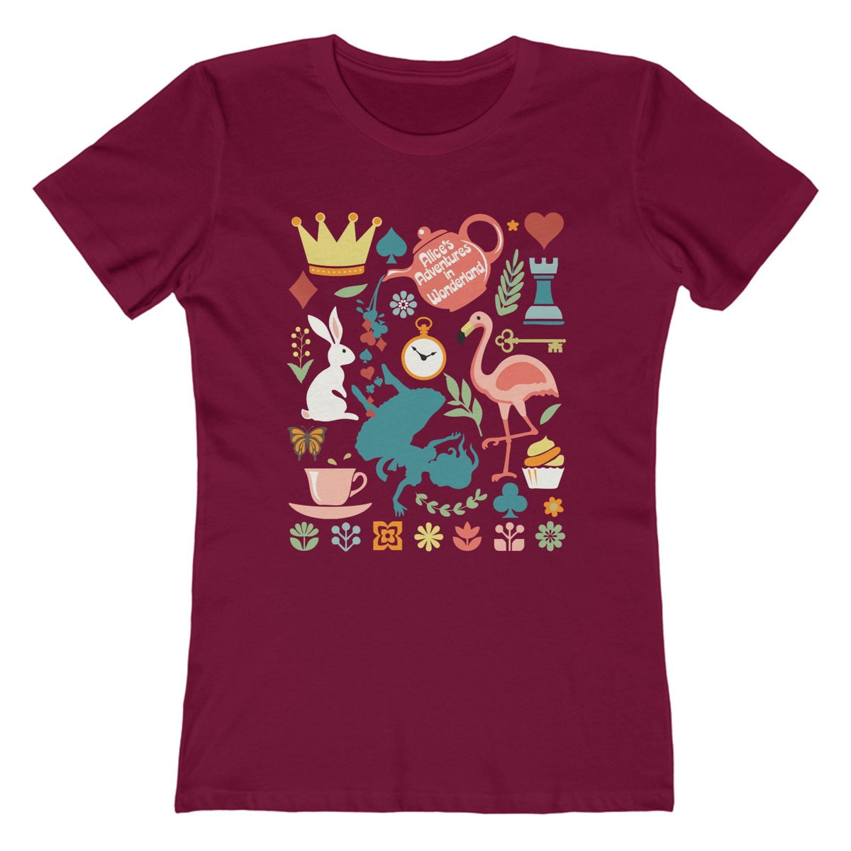 Alice in Wonderland Collage Women's Tee
