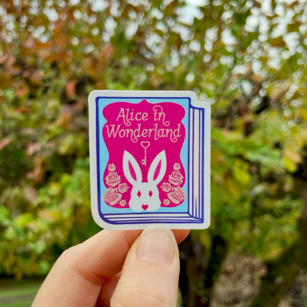 Alice in Wonderland Book Sticker