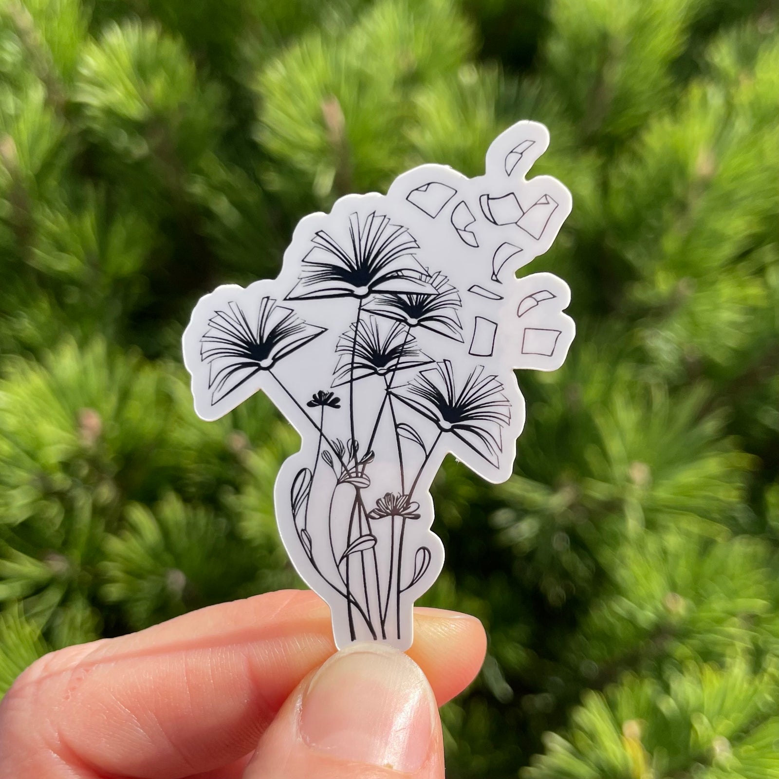 Blooming Books Mini Sticker