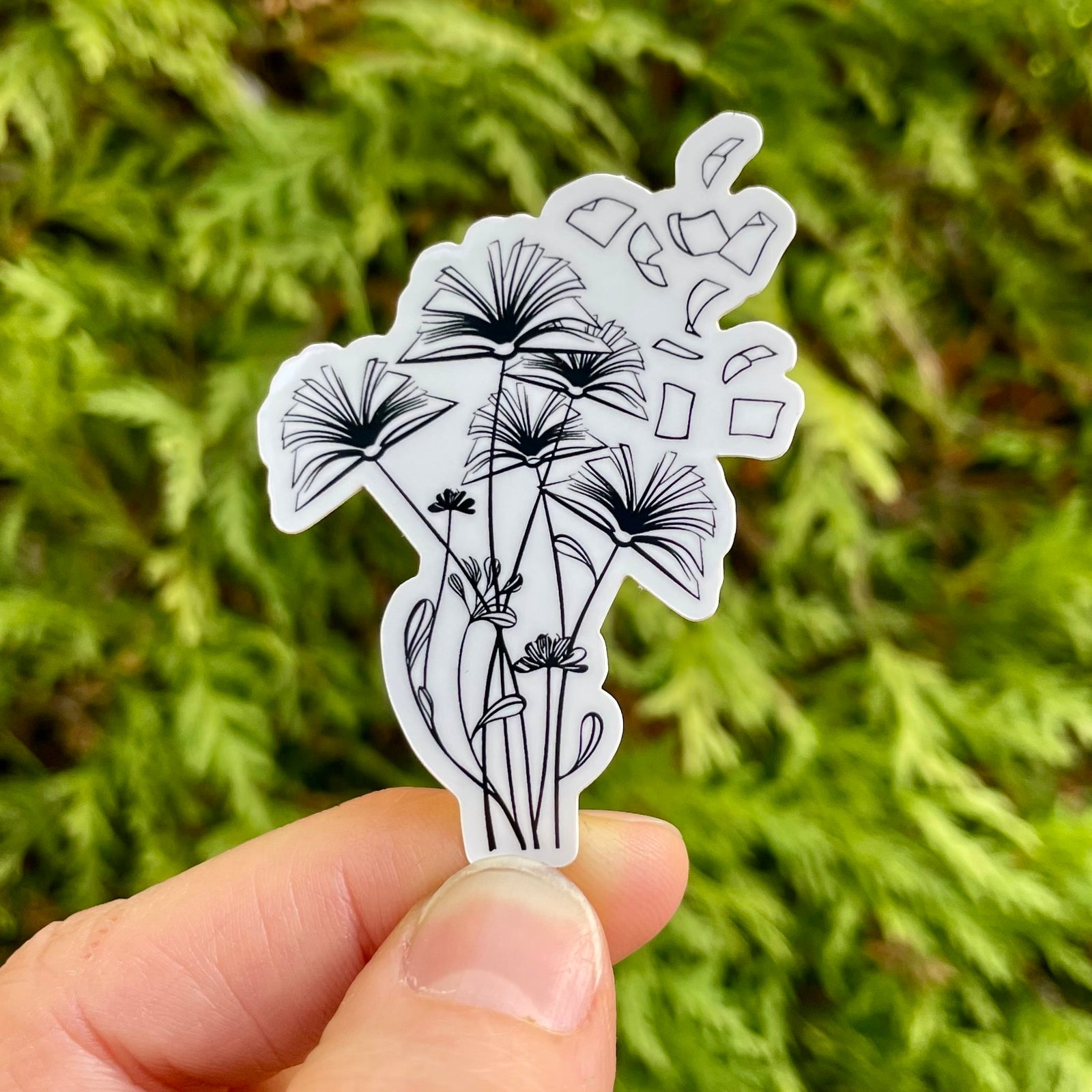 Blooming Books Mini Sticker