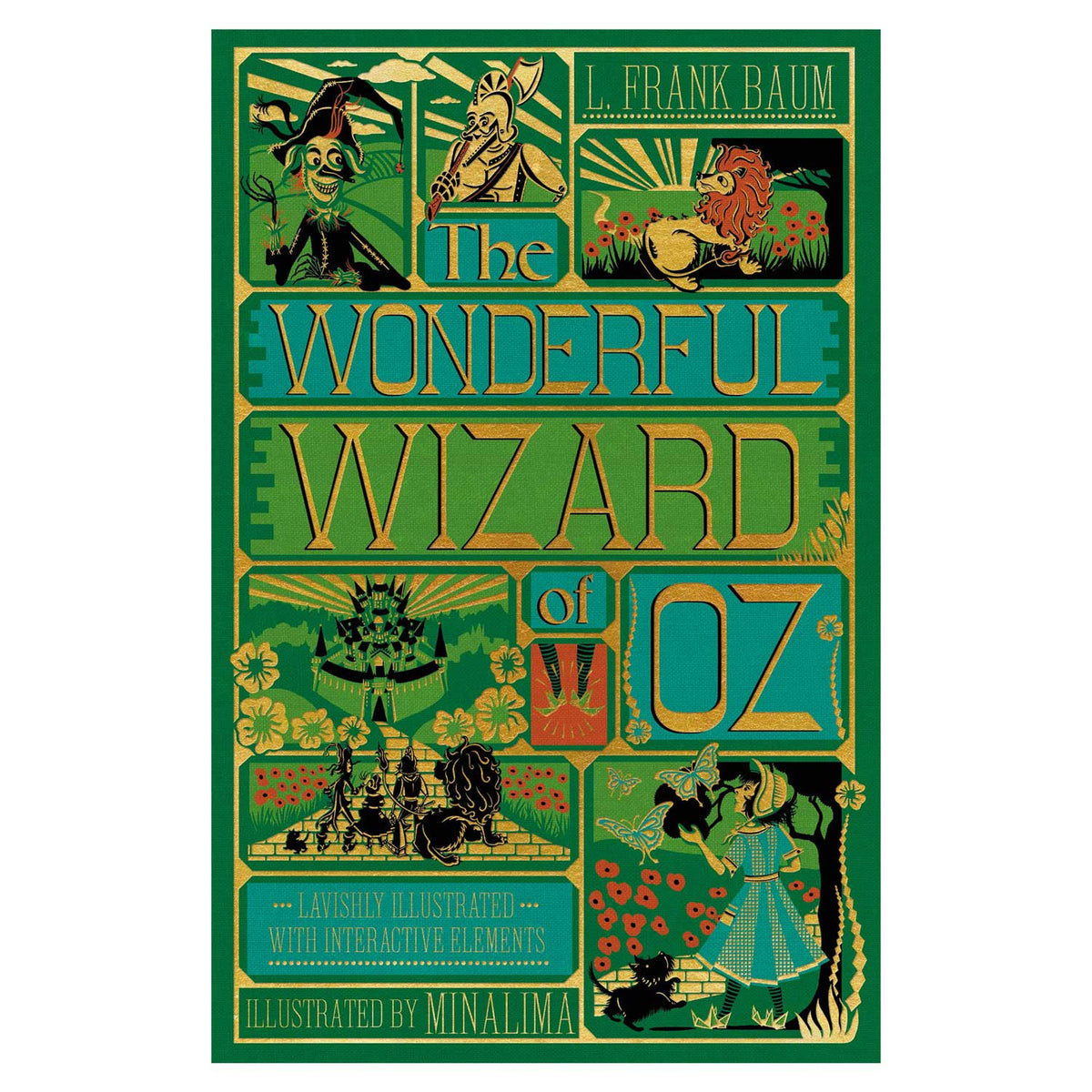 The Wonderful Wizard of Oz (Illustrated with Interactive Elements)