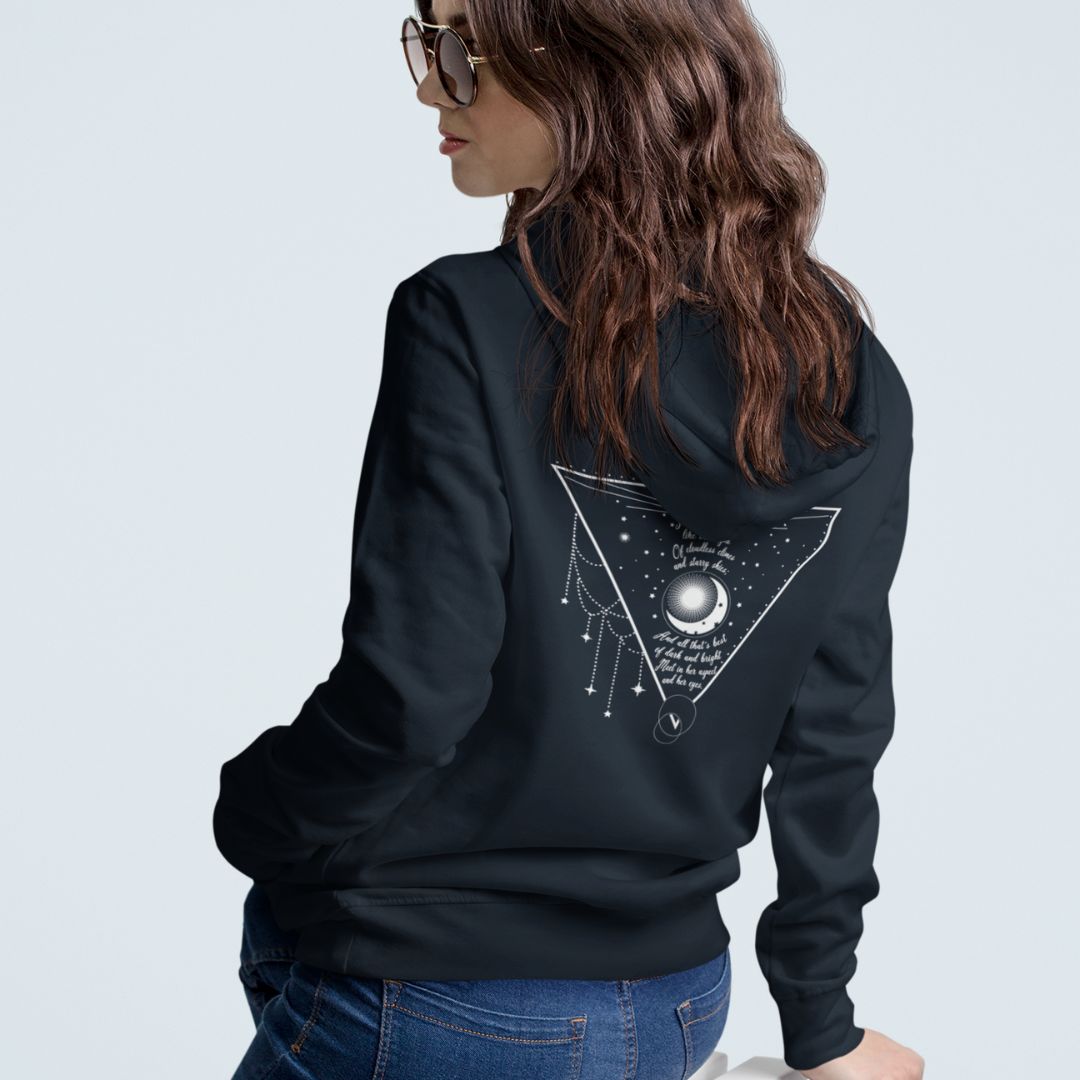 She Walks in Beauty Full Zip Hoodie