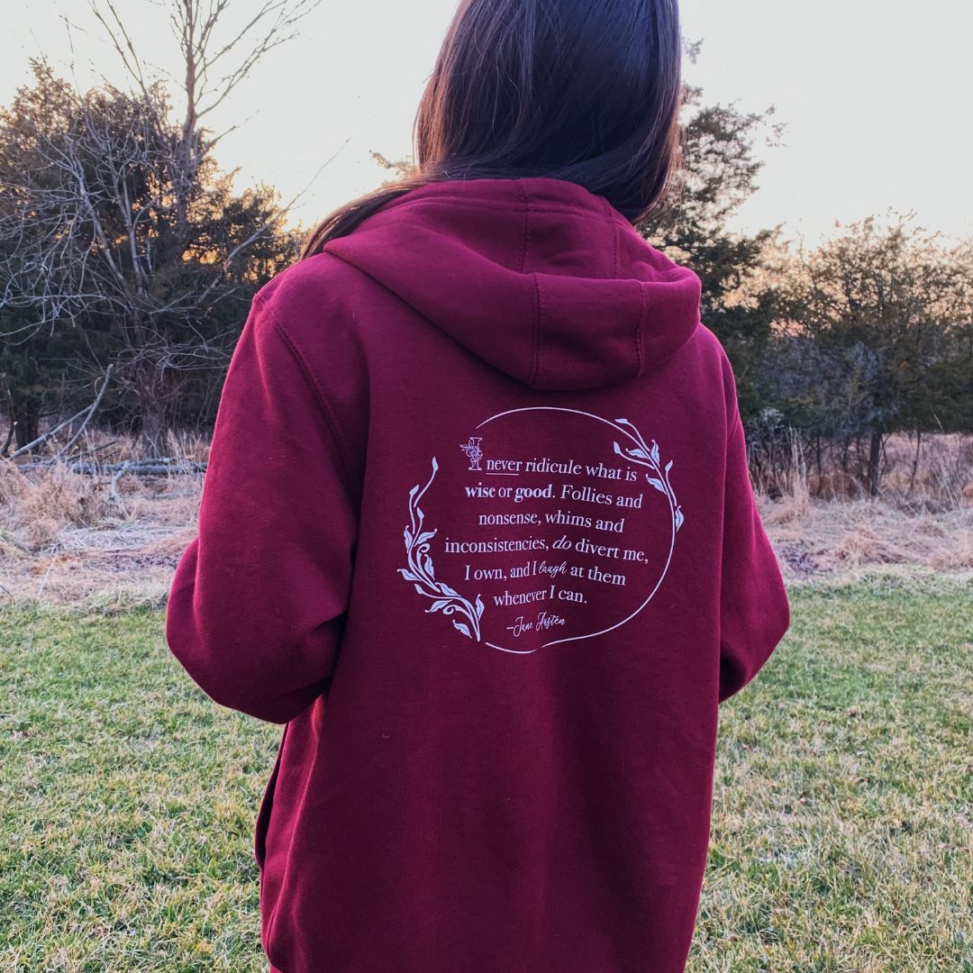 Pride and Prejudice Full Zip Hoodie