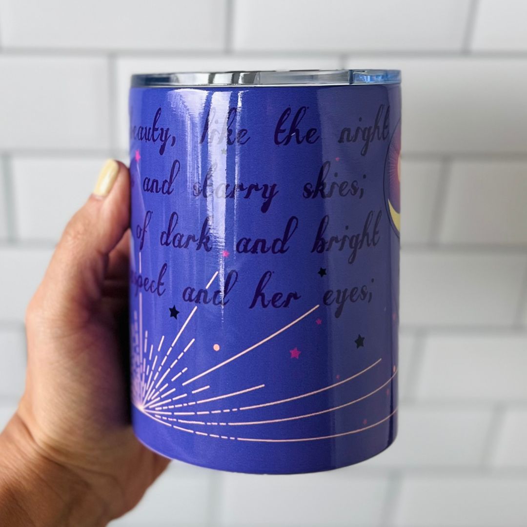 She Walks in Beauty 10oz Tumbler