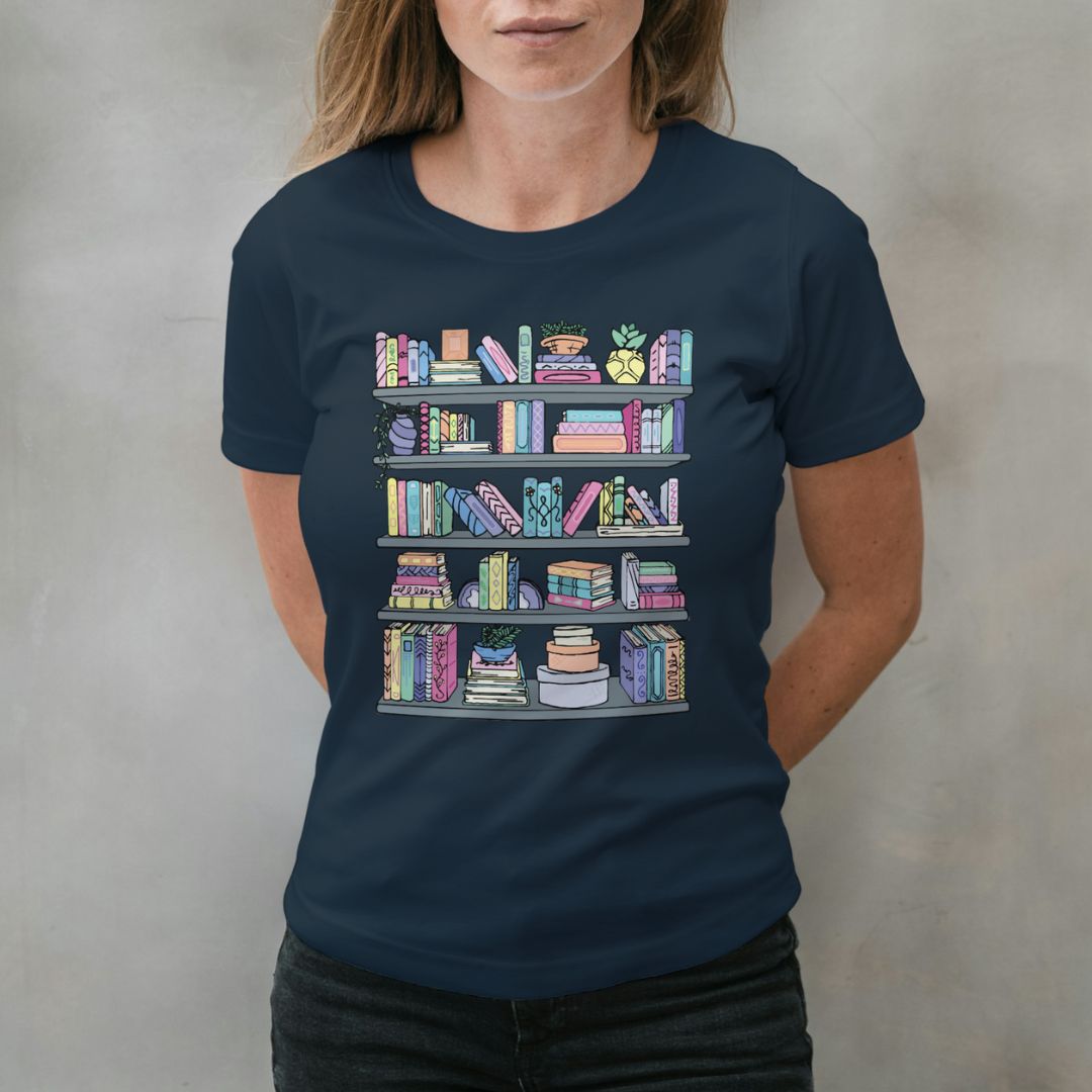 Bookshelf Unisex Tee