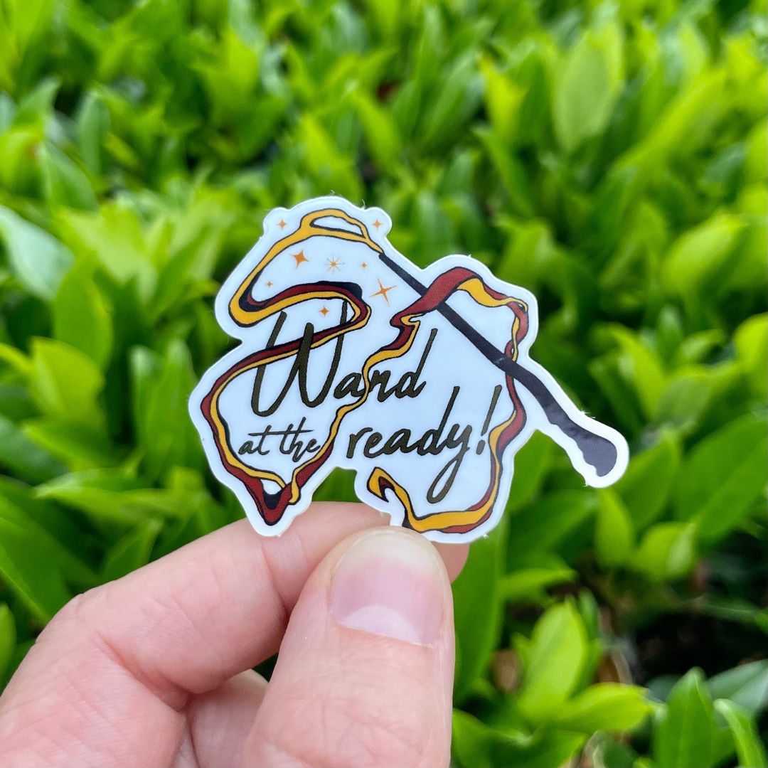 Wand at the Ready Mini Sticker