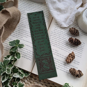 Anne of Green Gables Leather Quote Bookmark