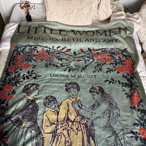 Little Women Sherpa Fleece Book Blanket