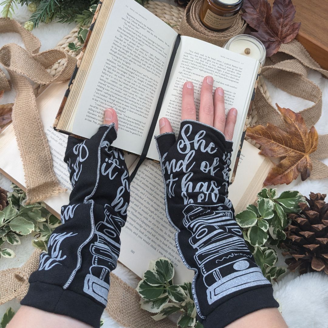 Commit To Lit Writing Gloves