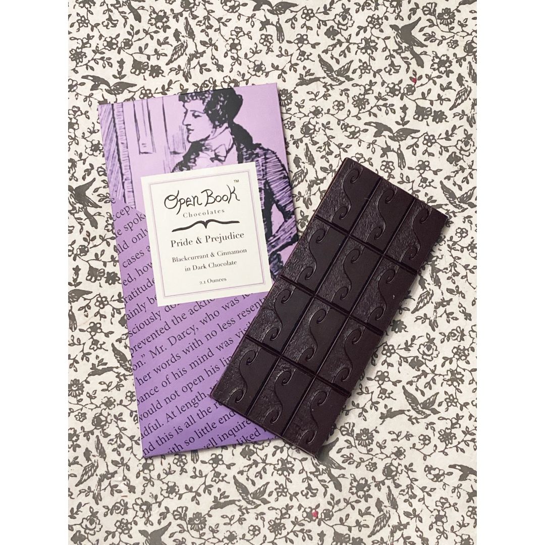 Pride and Prejudice: Blackcurrant and Cinnamon in Dark Chocolate