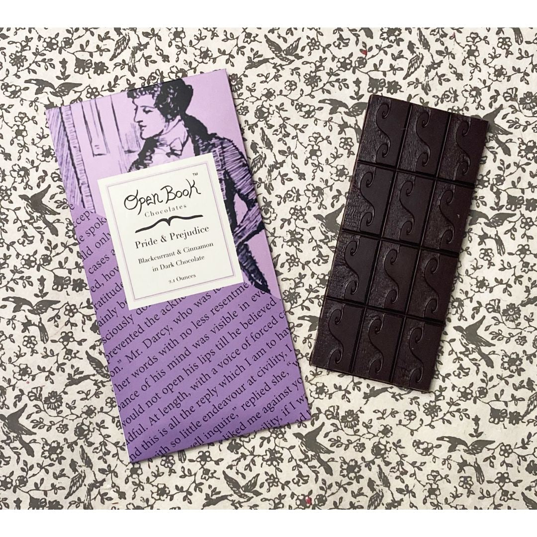 Pride and Prejudice: Blackcurrant and Cinnamon in Dark Chocolate