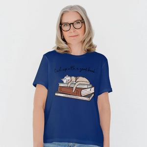 Curl Up with a Good Book Unisex Tee