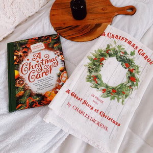 A Christmas Carol Tea Towel