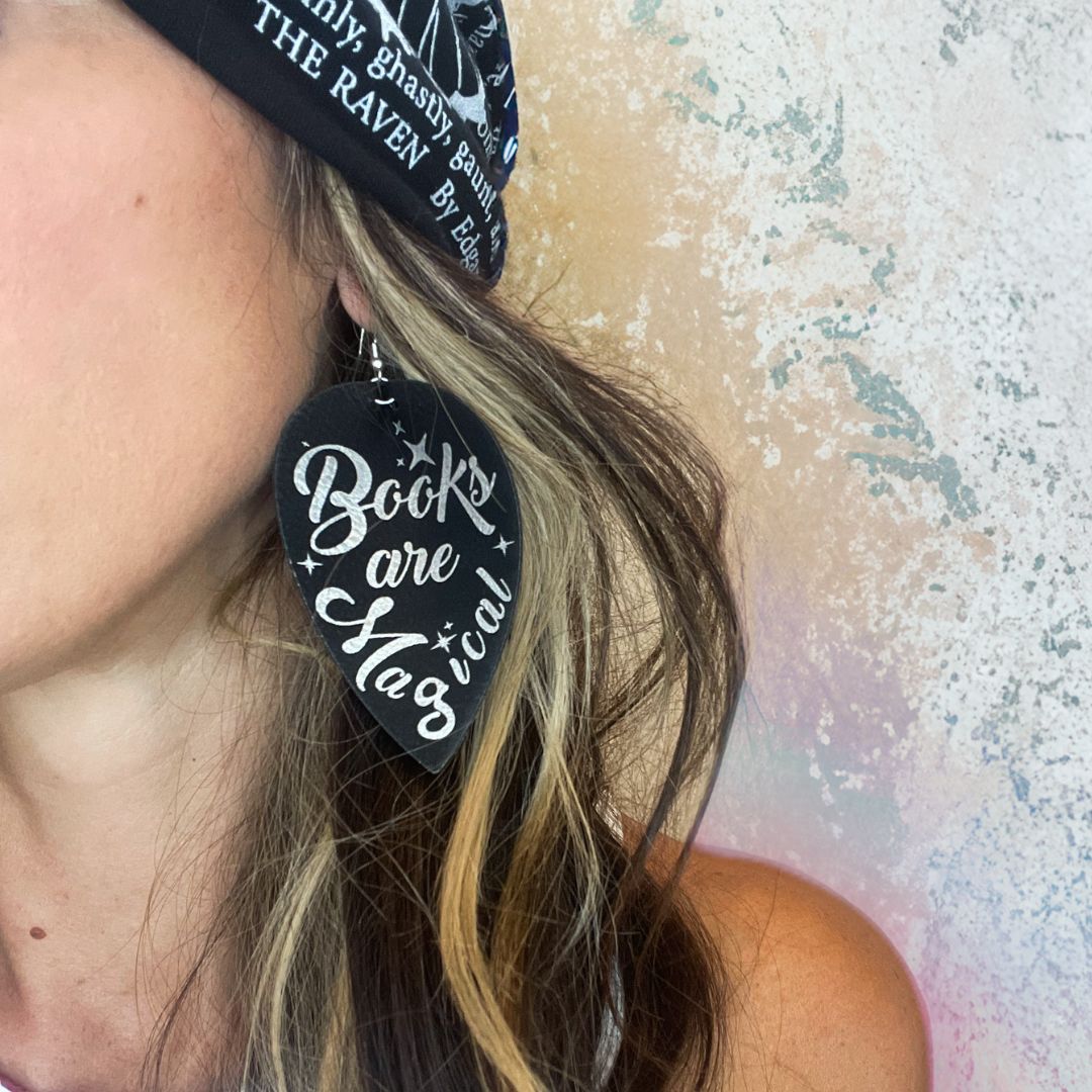 Books are Magical Earrings