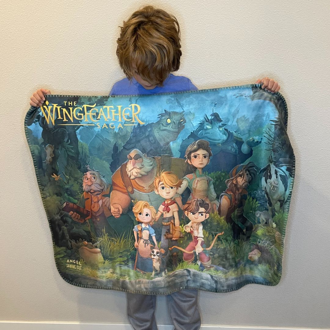 The Wingfeather Saga Children's Sherpa Blanket