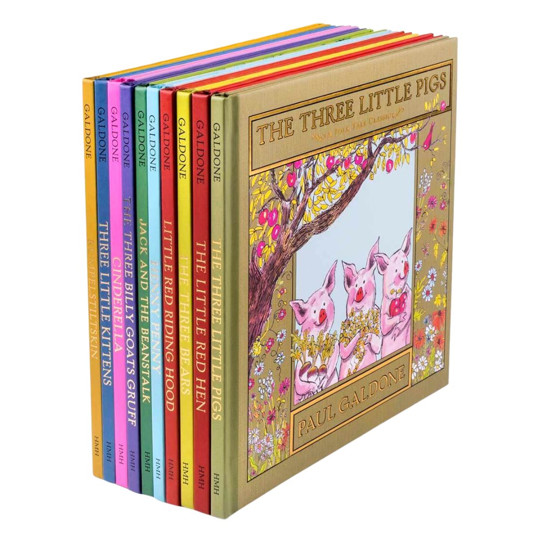 Paul Galdone Classic Children's Books: Set of 8