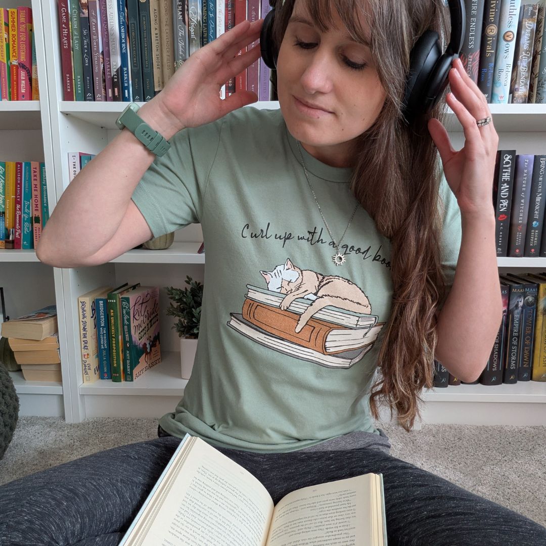 Curl Up with a Good Book Unisex Tee