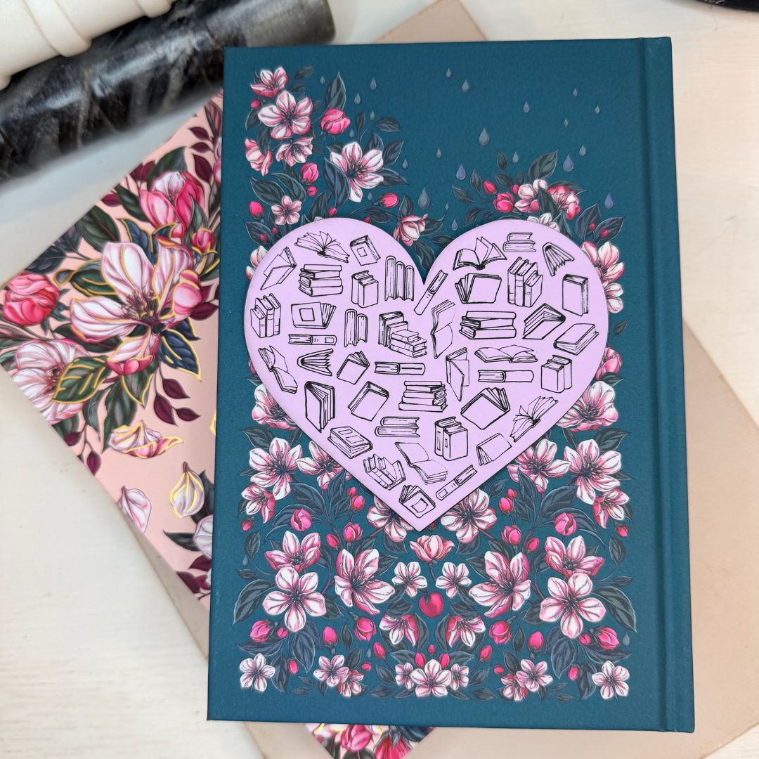 I Heart Books Graphic Bookmark