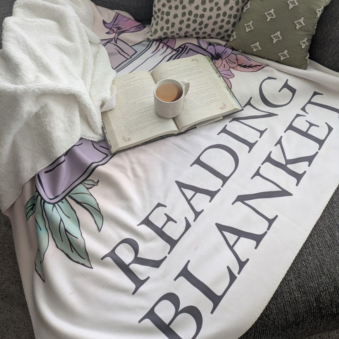 This Is My Reading Blanket Sherpa Fleece Book Blanket