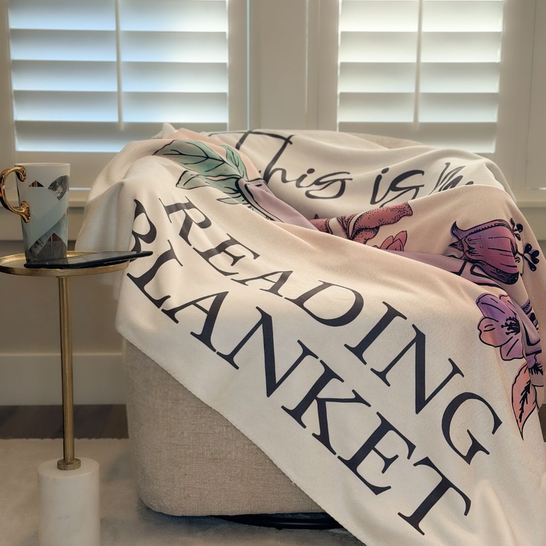 This Is My Reading Blanket Sherpa Fleece Book Blanket