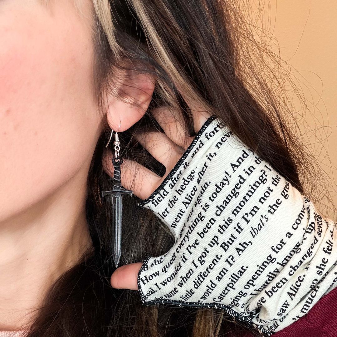 Sword Acrylic Earrings