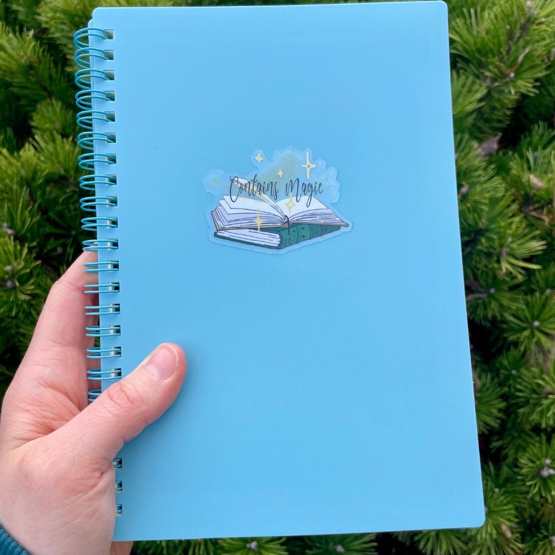 Contains Magic Clear Sticker