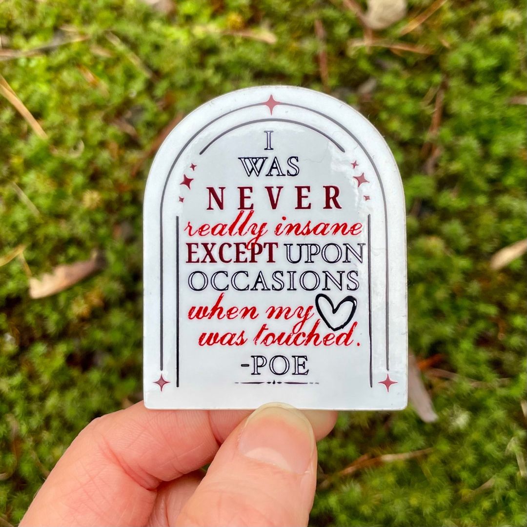 Edgar Allan Poe Sticker