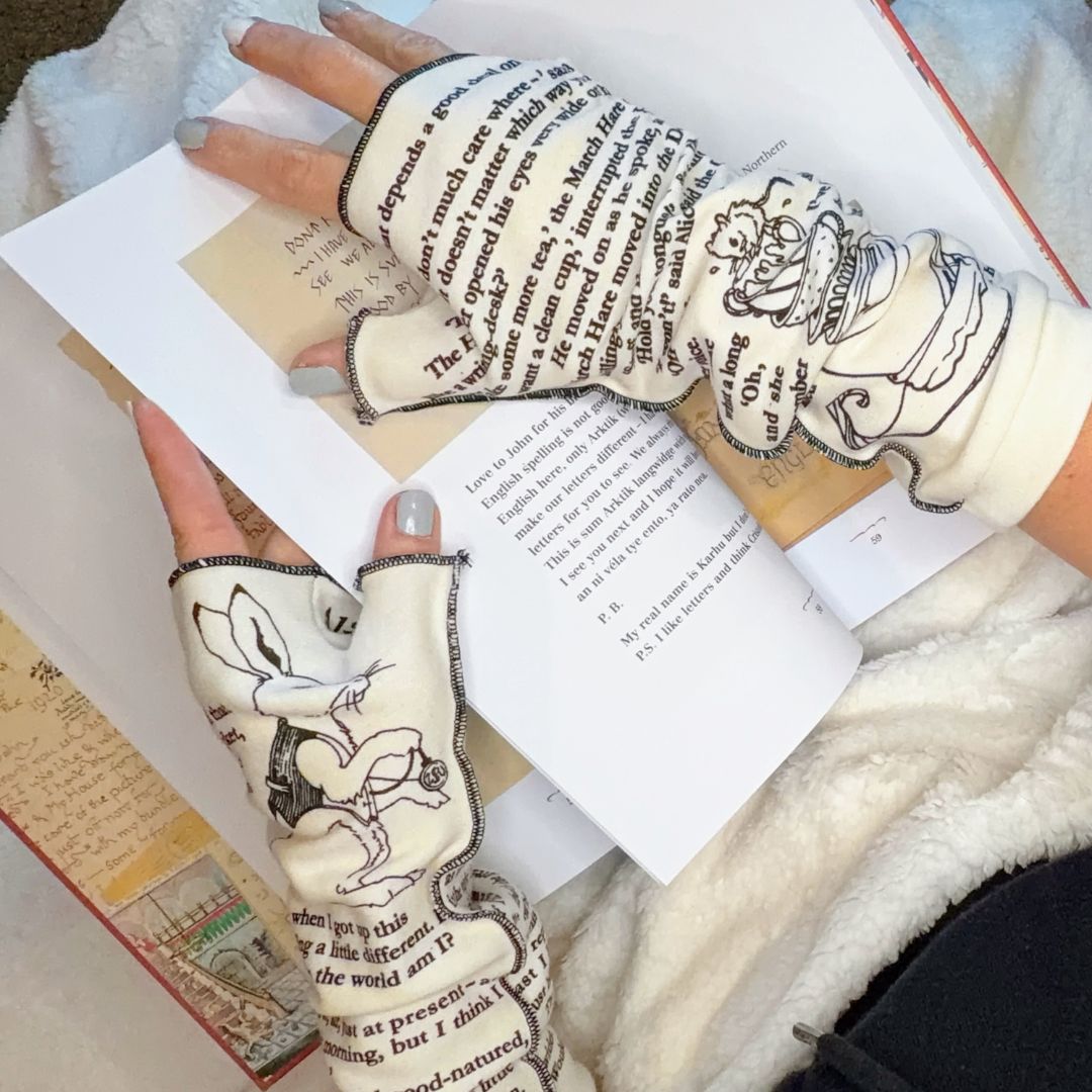 Alice in Wonderland Writing Gloves