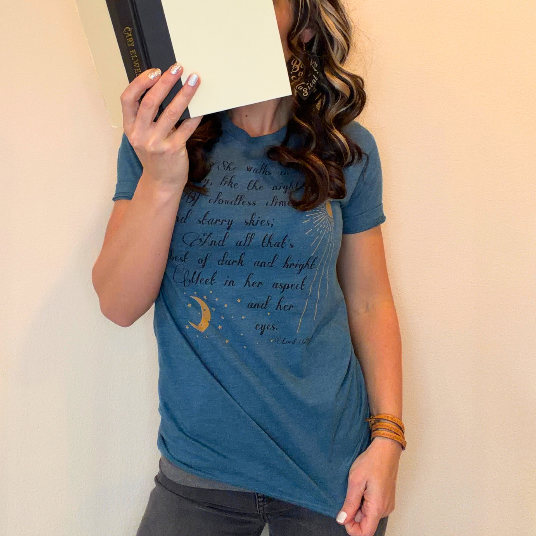 She Walks in Beauty Unisex Tee