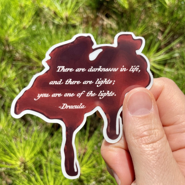 Dracula Glow-in-the-Dark Sticker