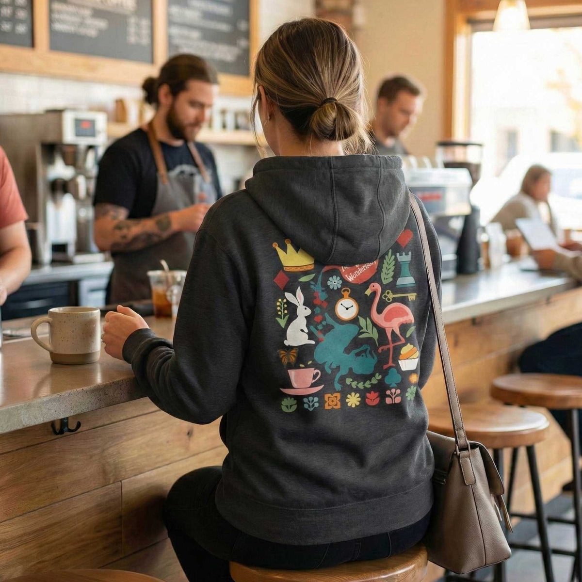 Alice in Wonderland Full Zip Hoodie