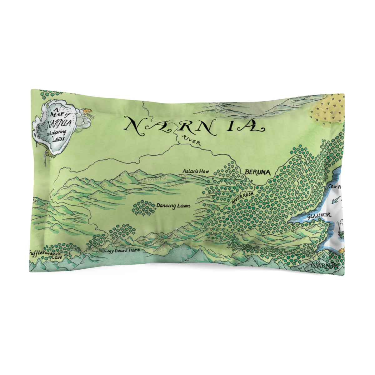 Map of Narnia Pillow Sham