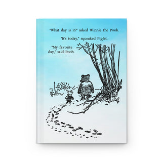 Winnie-the-Pooh Hardcover Notebook - Journal / Blue