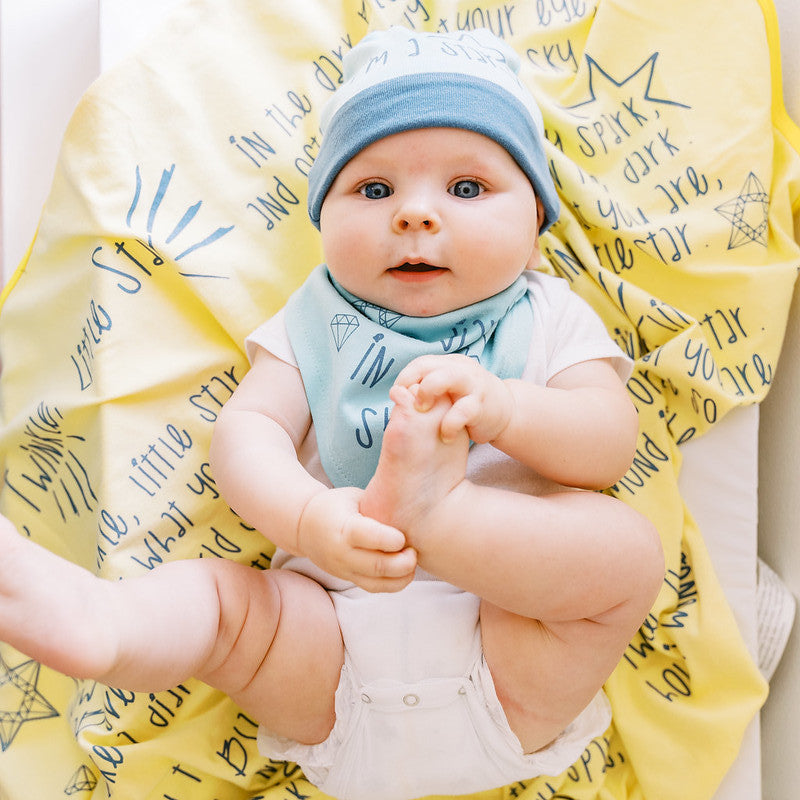 Twinkle Twinkle Little Star Bandana Bib