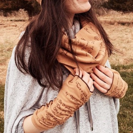 Romeo and Juliet Writing Gloves