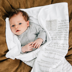 The Velveteen Rabbit Storybook Baby Blanket