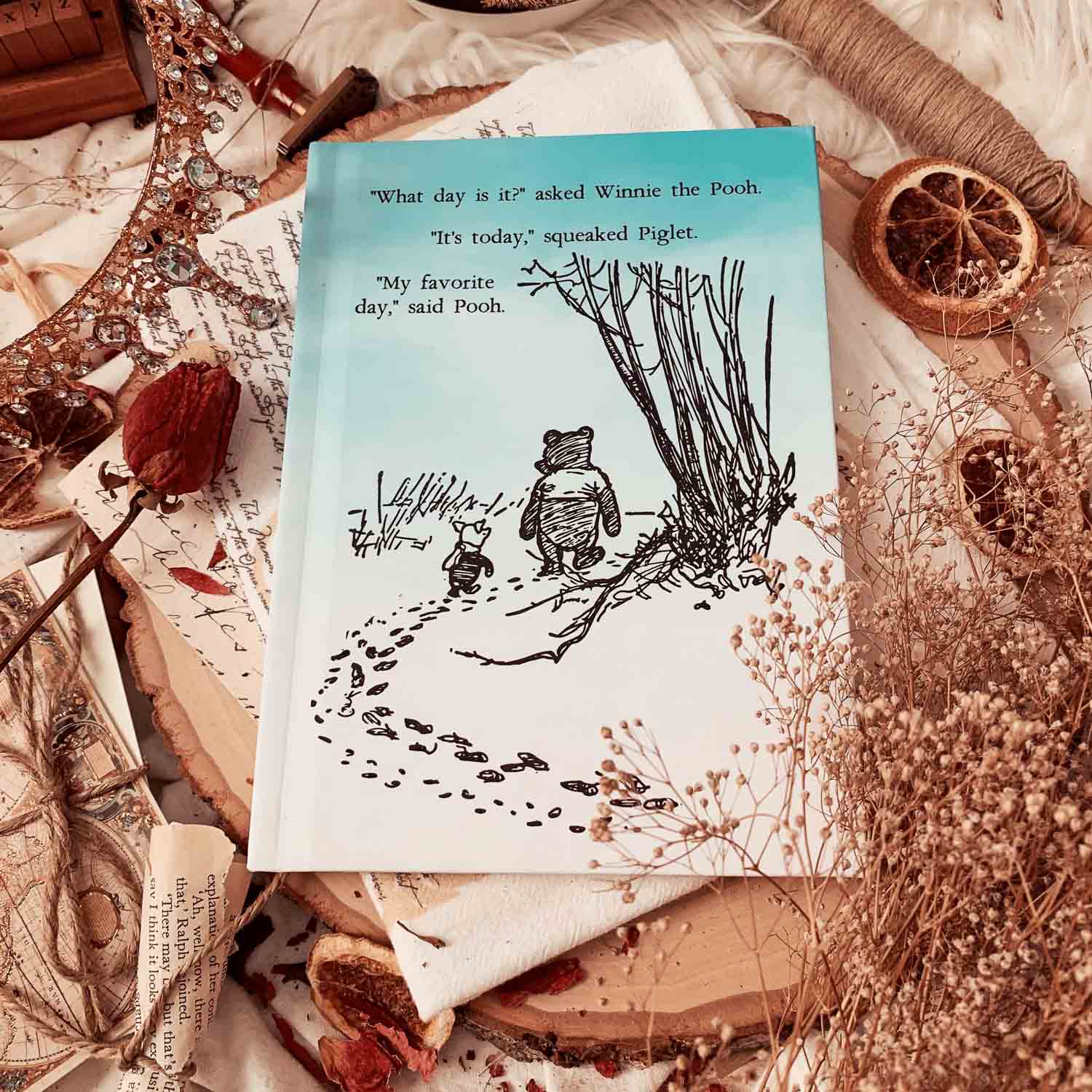 Winnie-the-Pooh Hardcover Notebook